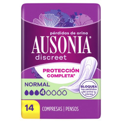 Ausonia Compresas Discreet Normal (14 Ud.)