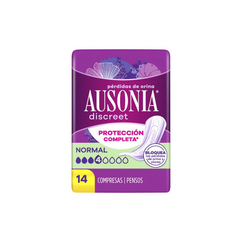 Ausonia Compresas Discreet Normal (14 Ud.)