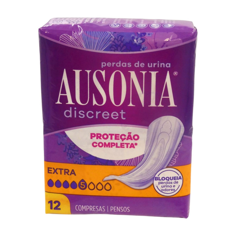 Ausonia Compresas Discreet Extra (12 Ud.)