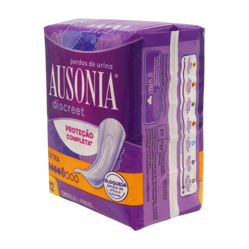 Ausonia Compresas Discreet Extra (12 Ud.)