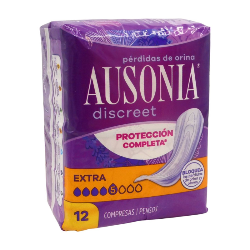 Ausonia Compresas Discreet Extra (12 Ud.)