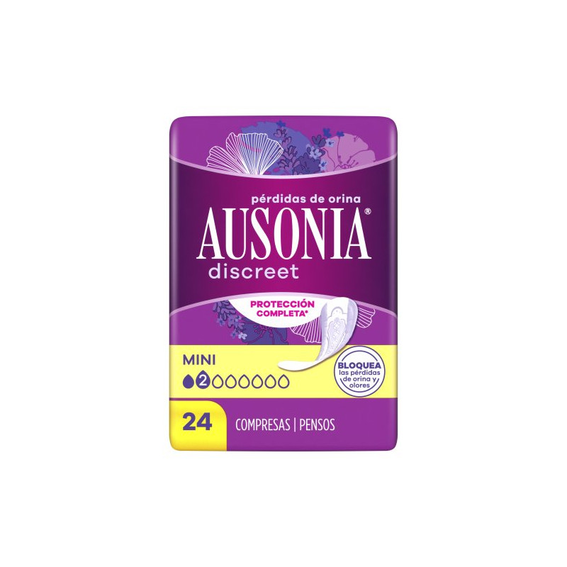 Ausonia Compresas Discreet Mini (24 Ud.)