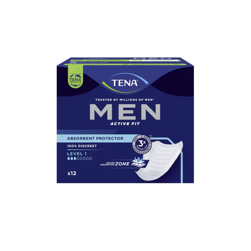 Tena Compresas Men Level 1 Protector (12 Ud.) 3G