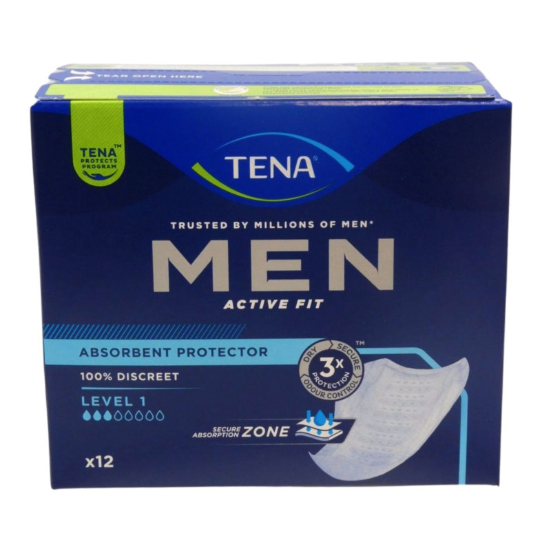 Tena Compresas Men Level 1 Protector (12 Ud.) 3G