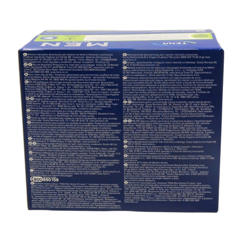 Tena Compresas Men Level 1 Protector (12 Ud.) 3G