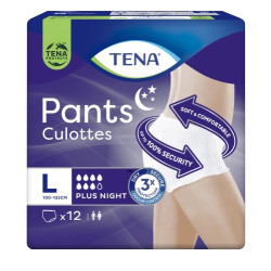 Tena Pants Unisex Plus Night Talla L (12 Ud.) 7G
