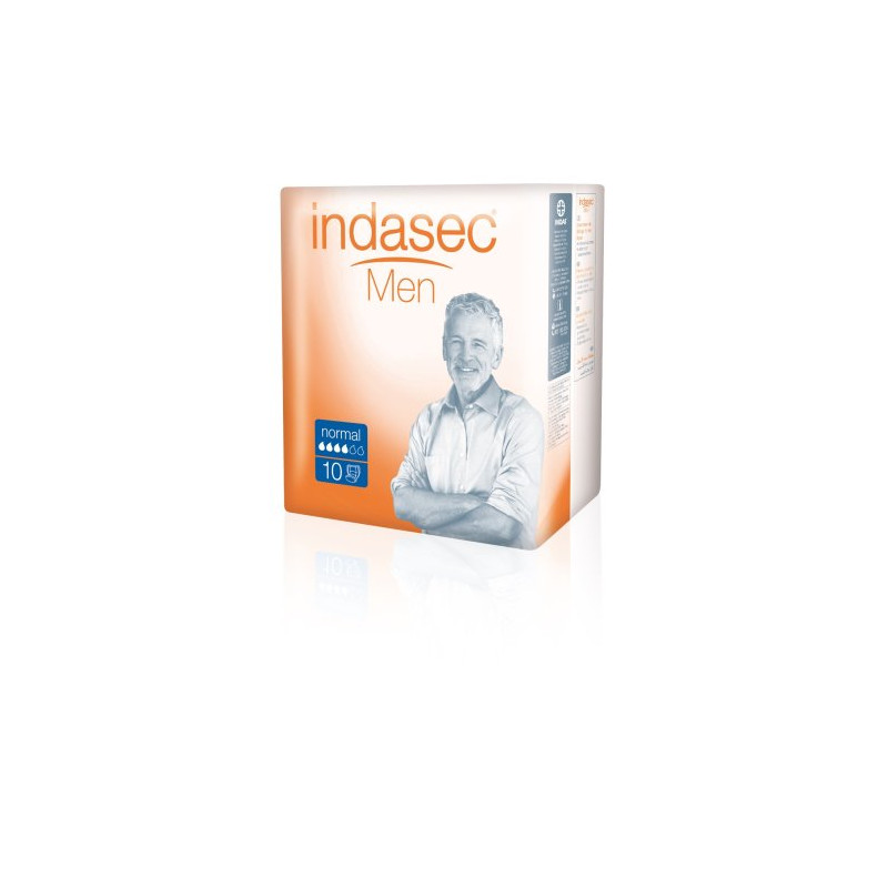 Indasec Compresas Hombre Normal (10 Uds.)