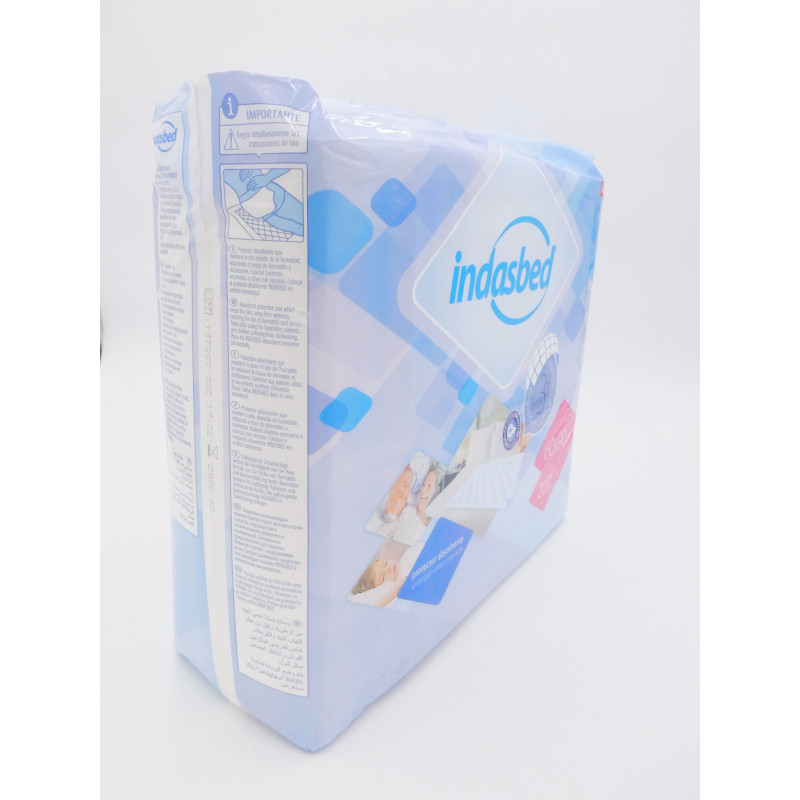 Indasbed Protector Cama Normal 60x90 cm (20 Ud.) Desechable