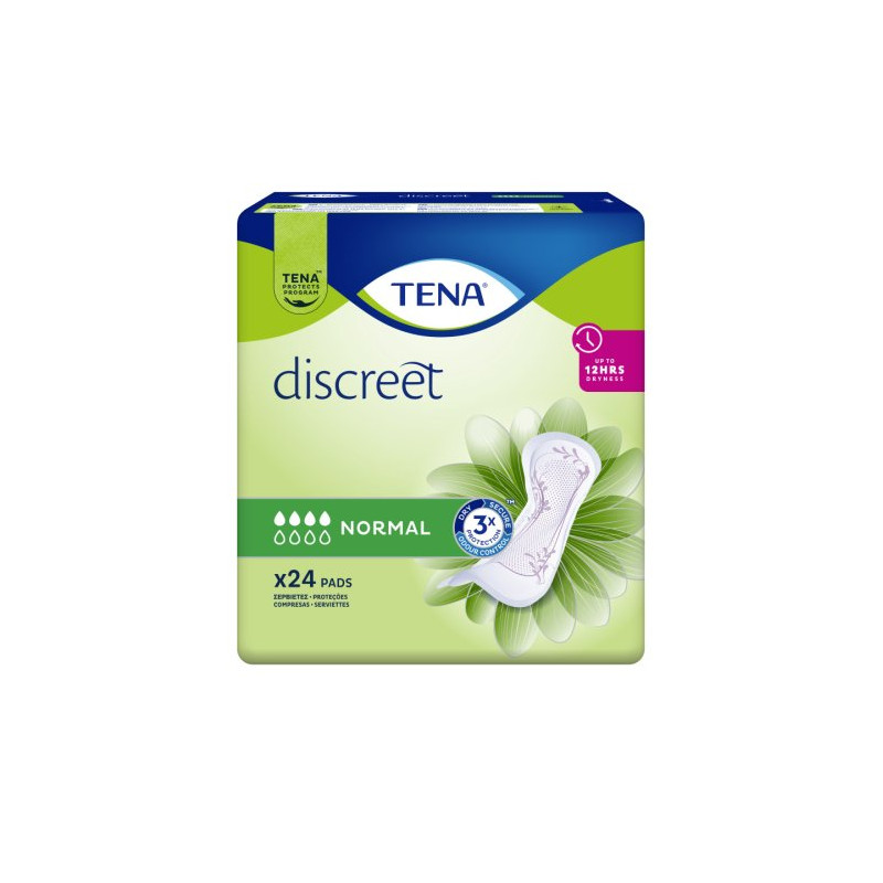 Tena Compresas Discreet Normal (24 Ud.) 4 Gotas
