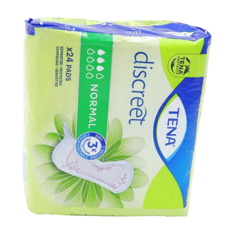 Tena Compresas Discreet Normal (24 Ud.) 4 Gotas