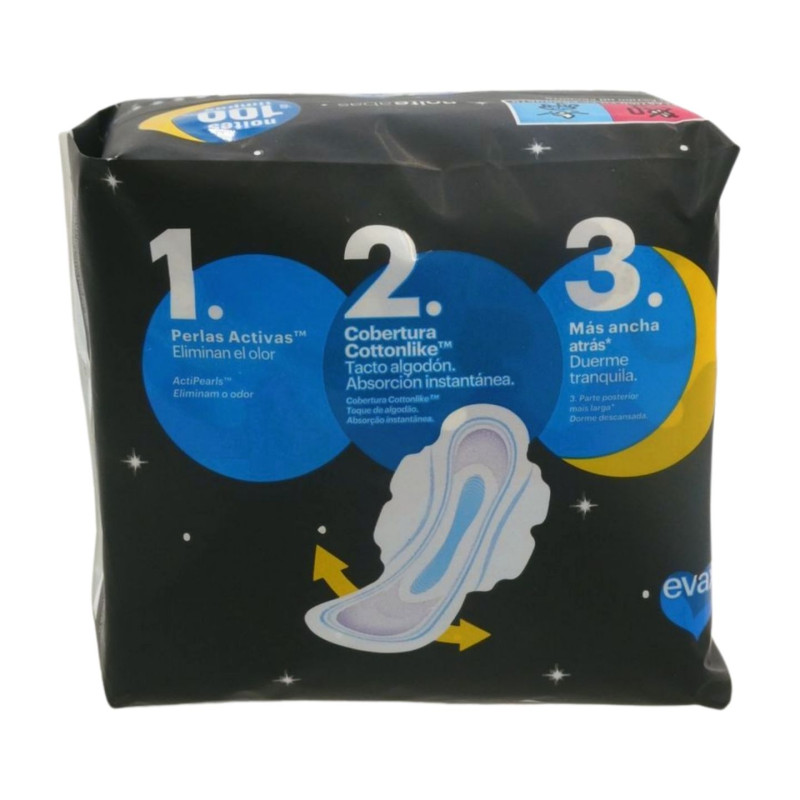 Evax Compresas Cottonlike (11 Unidades) Noche Alas