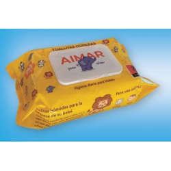 Aimar Toallitas Bebe (80 Unidades) Super Humedas