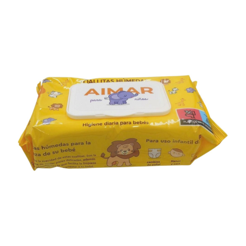 Aimar Toallitas Bebe (80 Unidades) Super Humedas