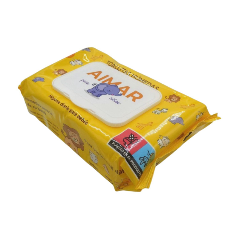 Aimar Toallitas Bebe (80 Unidades) Super Humedas