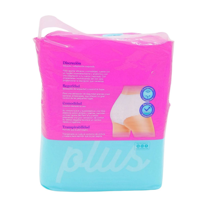 Indasec Pants Plus Talla Grande (12 Unidades)