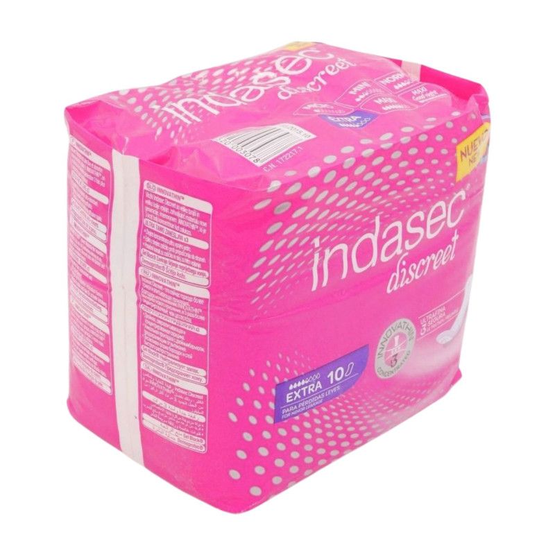 Indasec Compresas Incontinencia Extra (10 Unidades) 4.5 Gotas