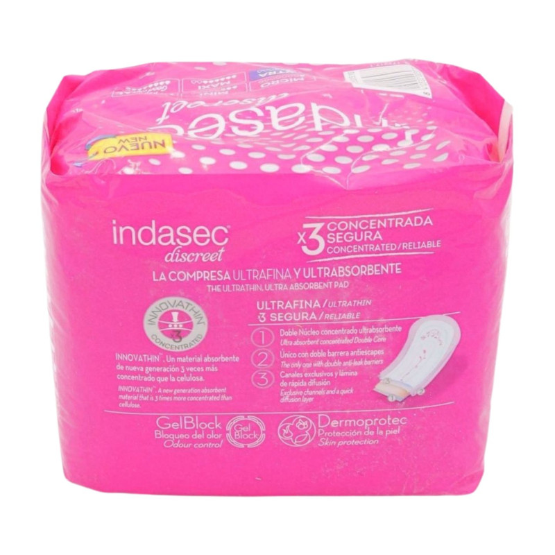 Indasec Compresas Incontinencia Extra (10 Unidades) 4.5 Gotas