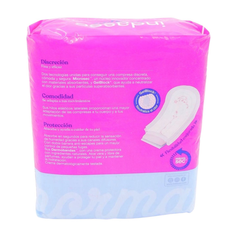 Indasec Compresas Incontinencia Normal (24 Unidades) 4.5 Gotas