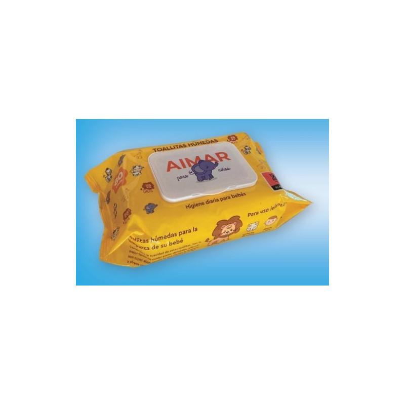Aimar Toallitas Bebe (80 Unidades) Super Humedas