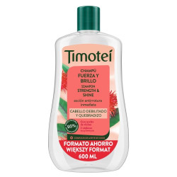 Timotei Champu 600 ml Aceite de Ricino Fuerza y Brillo