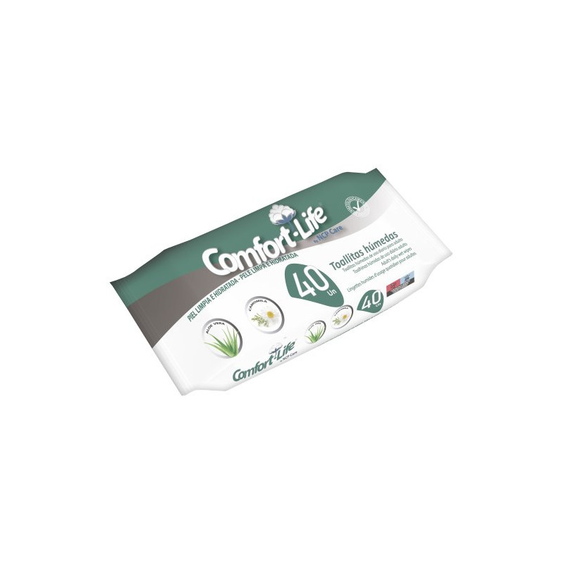 Comfort-Life Toallitas Corporal Humedas (40 Ud.) Adulto 