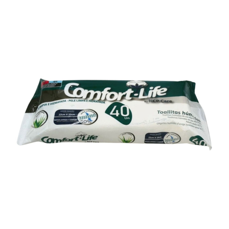 Comfort-Life Toallitas Corporal Humedas (40 Ud.) Adulto 