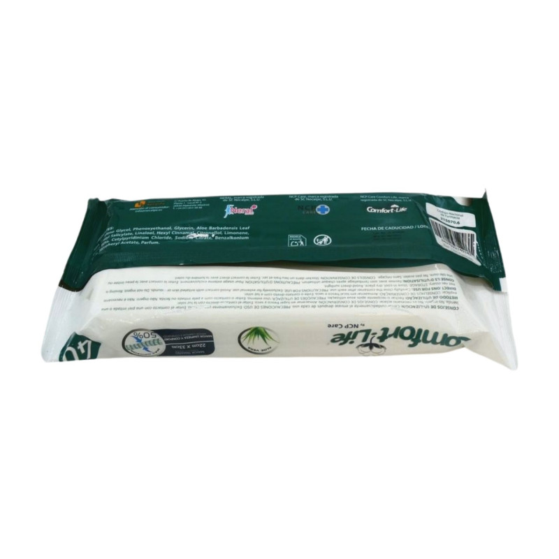 Comfort-Life Toallitas Corporal Humedas (40 Ud.) Adulto 