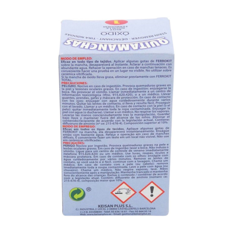 Ferrokit Quitamanchas de Oxido 50 ml Estuche Grande
