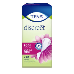 Tena Compresas Discreet Mini (28 Ud.) 1Gota