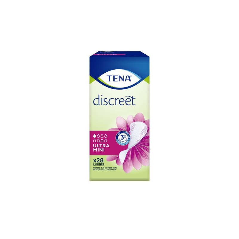 Tena Compresas Discreet Mini (28 Ud.) 1Gota
