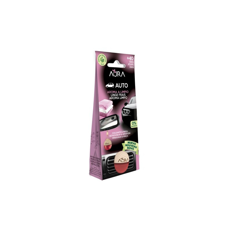 Aura Ambientador Coche Aroma a Limpio 6 ml