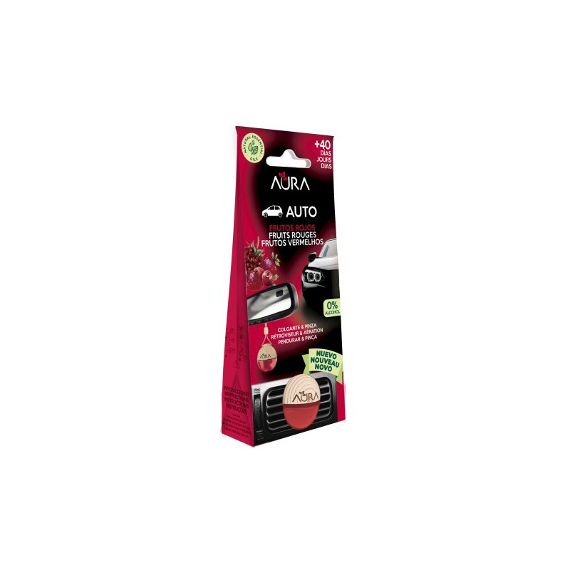 Aura Ambientador Coche Frutos Rojos 6 ml