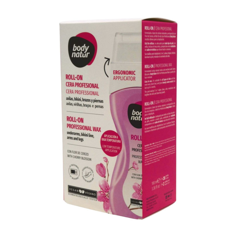 Body Natur Cera Tibia Rollon 100 ml Flor de Cerezo
