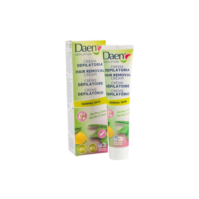 Daen Crema Depilatoria  125 ml Aloe Vera y Limon