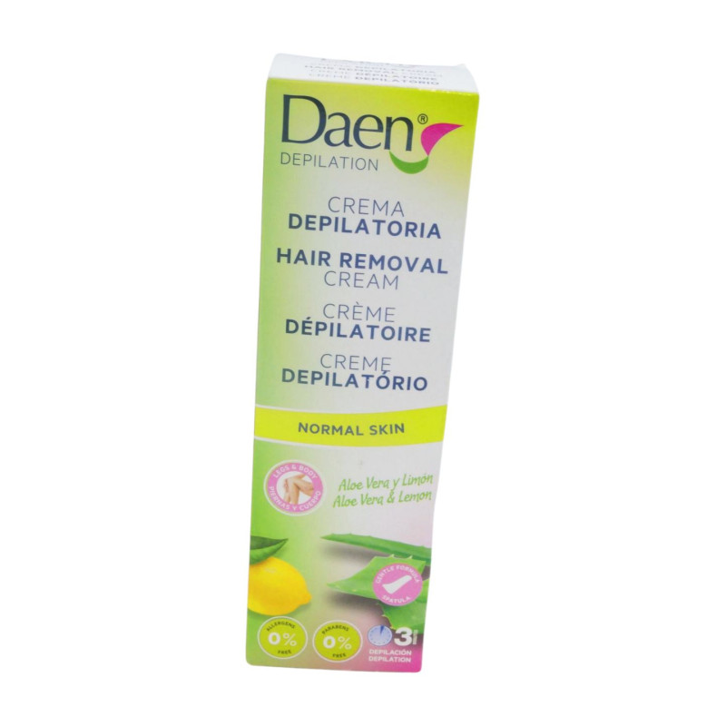 Daen Crema Depilatoria  125 ml Aloe Vera y Limon