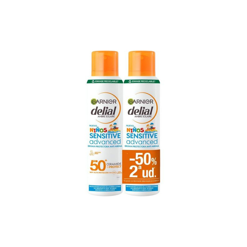 Delial Proteccion Solar Bruma Niños 150 ml Spf50+ (2 Ud.)