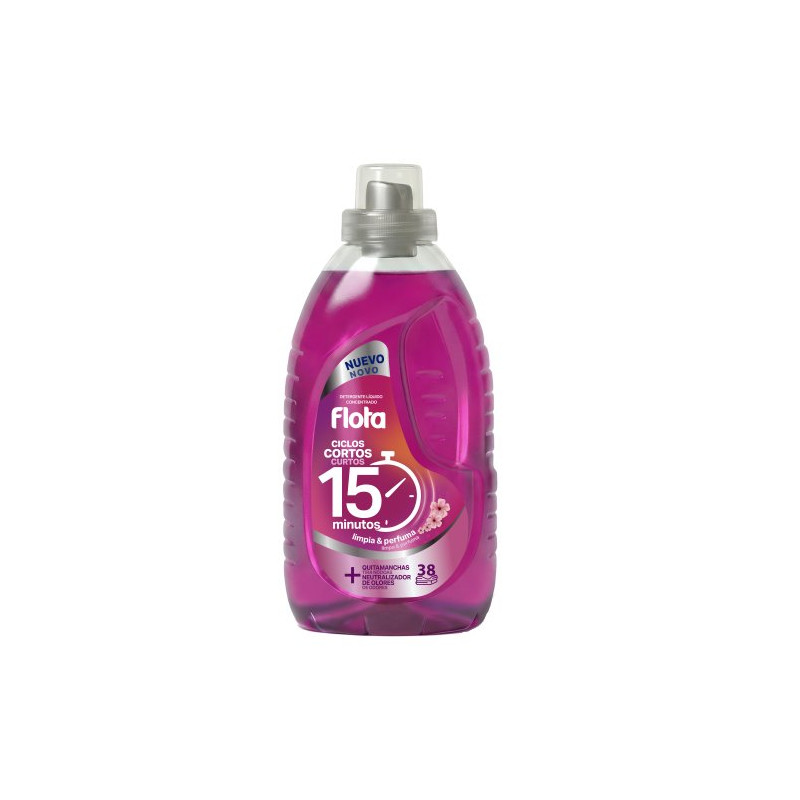 Flota Detergente Floral (38 Dosis) Ciclos Cortos