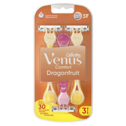 Gillette Venus Maquinilla Desechable 3 Ud. Comfort Dragonfruit