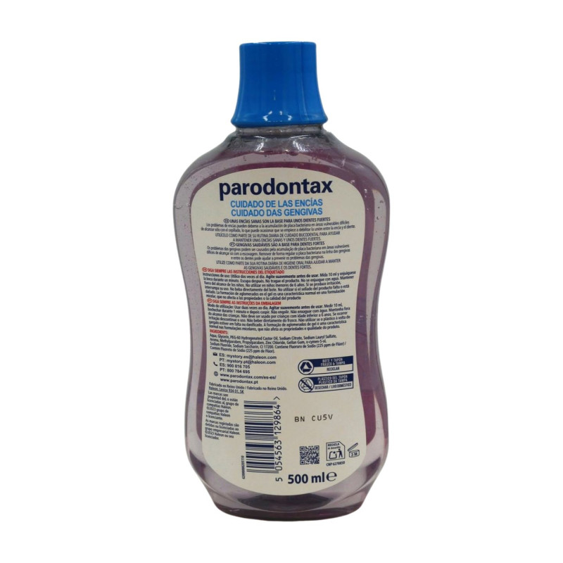 Paradontax Enjuague Bucal 500 ml Frescor Encías