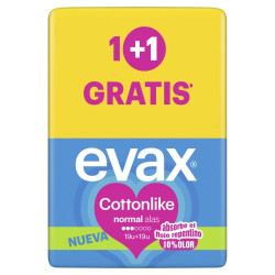 Evax Compresas Cottonlike (19+19)  2x1
