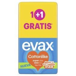 Evax Compresas Cottonlike (14+14)  2x1