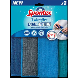 Spontex Bayeta Microfibre (3 Ud.) Dual Action