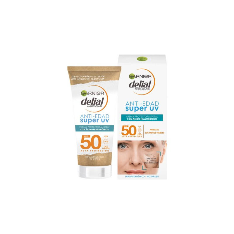 Crema Solar Facial Anti Edad 50 ml