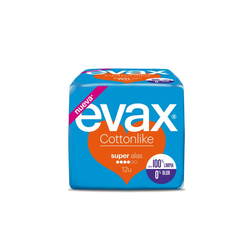 Evax Cottonlike Compresas Super Alas (12)