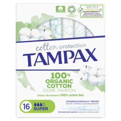 Tampax Organic Cotton Super 16