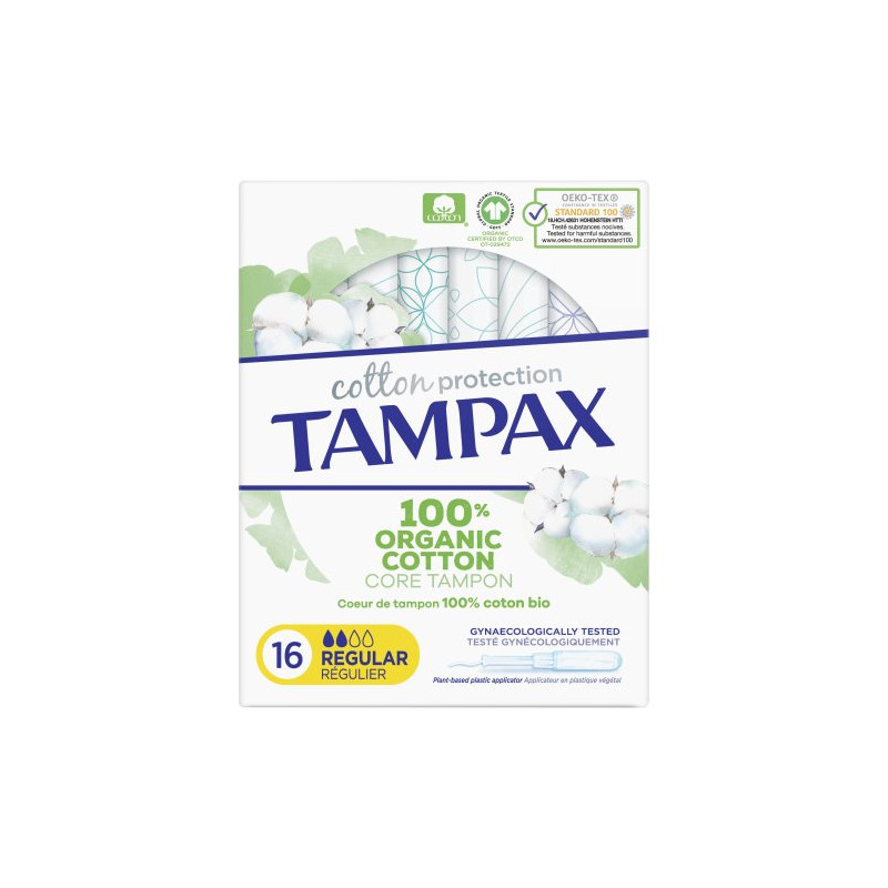 Tampax Organic Cotton Regular 16