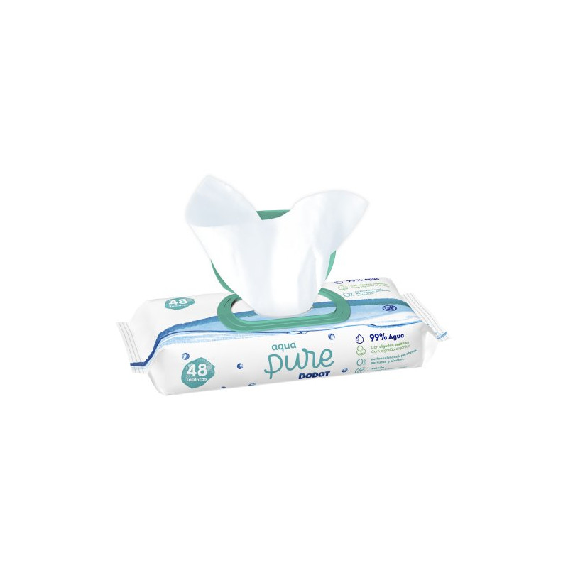 Toallitas Aqua Pure (48) C/Tapa