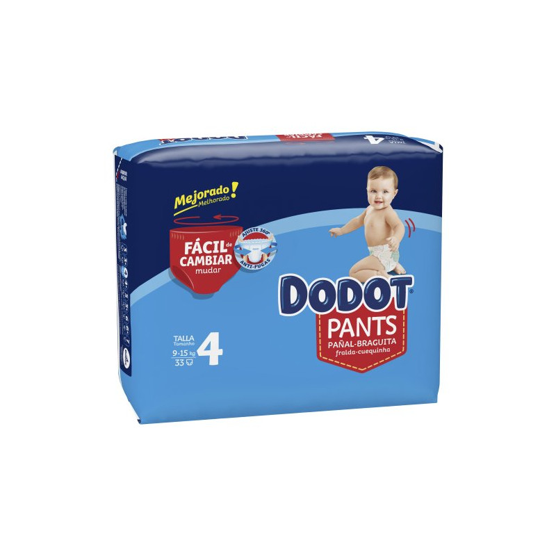 Dodot Pants (T/4) 33 Unid. 9-15 Kg