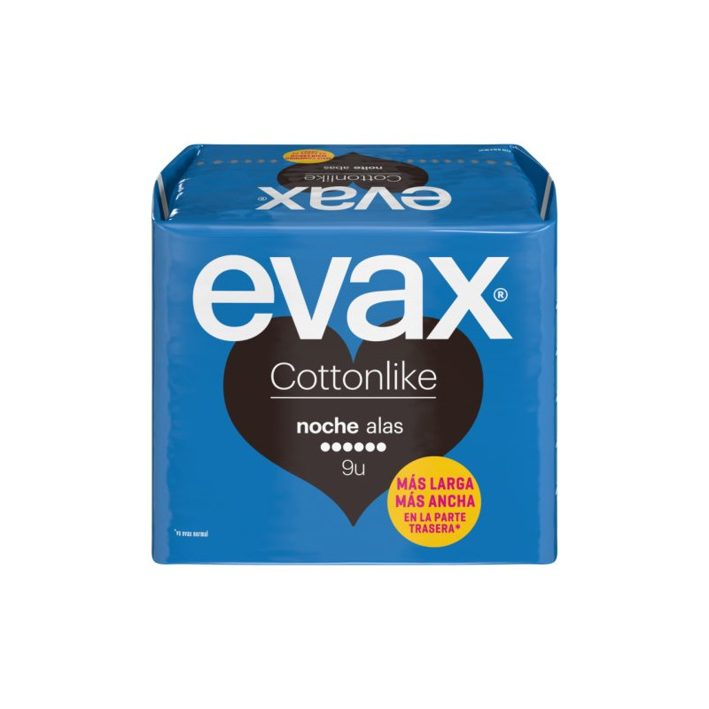 Evax Cottonlike Noche Compresas Alas (9)