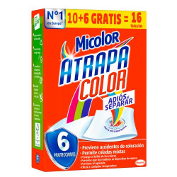 Micolor Toallitas Atrapa Color (10+6)